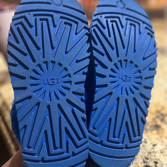 Royal Blue Disquette Authentic Platform UGG, Woman’s Size 7 - Picture 3 of 5